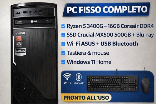 Fisso ryzen 3400g - 3400g, –