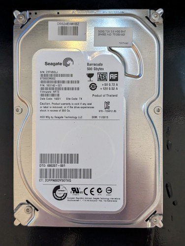 Seagate barracuda 500gb - 500gb, 3.5"