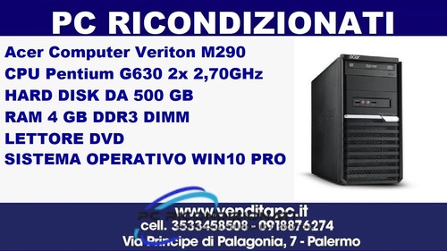 Computer fisso acer veriton - fisso,